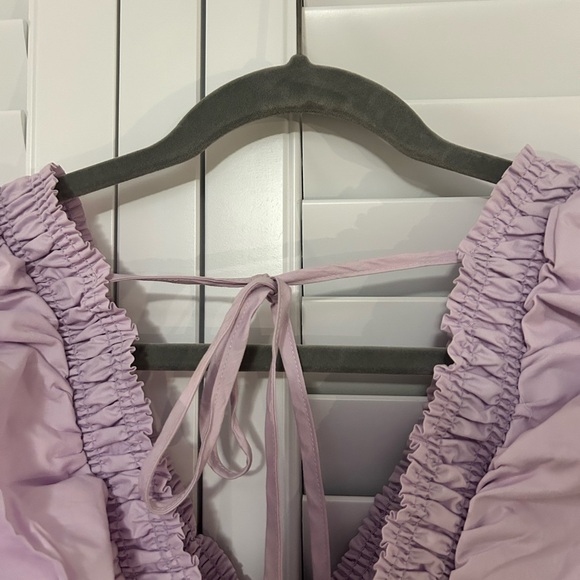 Spring Lavender Ruffle Dress - Picture 4 of 4